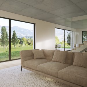 Gumefens - Superbe Villa Moderne avec Vue Panoramique à Vendre