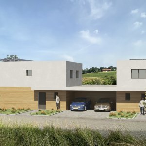 2 Villas contigües à Vuisternens-en-Ogoz